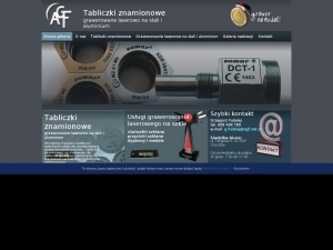 Tabliczki znamionowe w Katowicach od firmy Fudalej